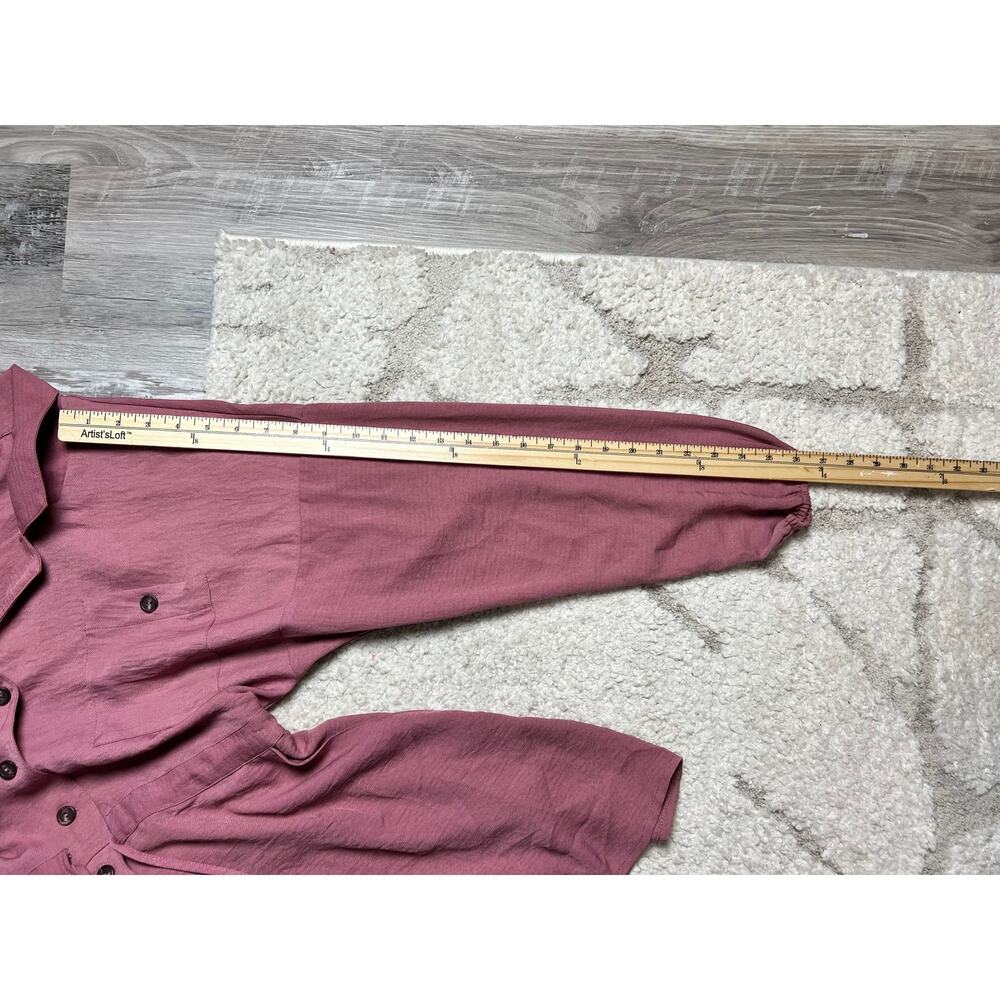 ASOS NWT Mauve Romper Feminine Modern Utility Soft Elegant Clean Girl Chic - Picture 9 of 11